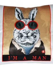 подушка с фотопечатью «I am a man»