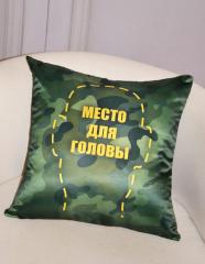Подушка с фотопечатью Голова